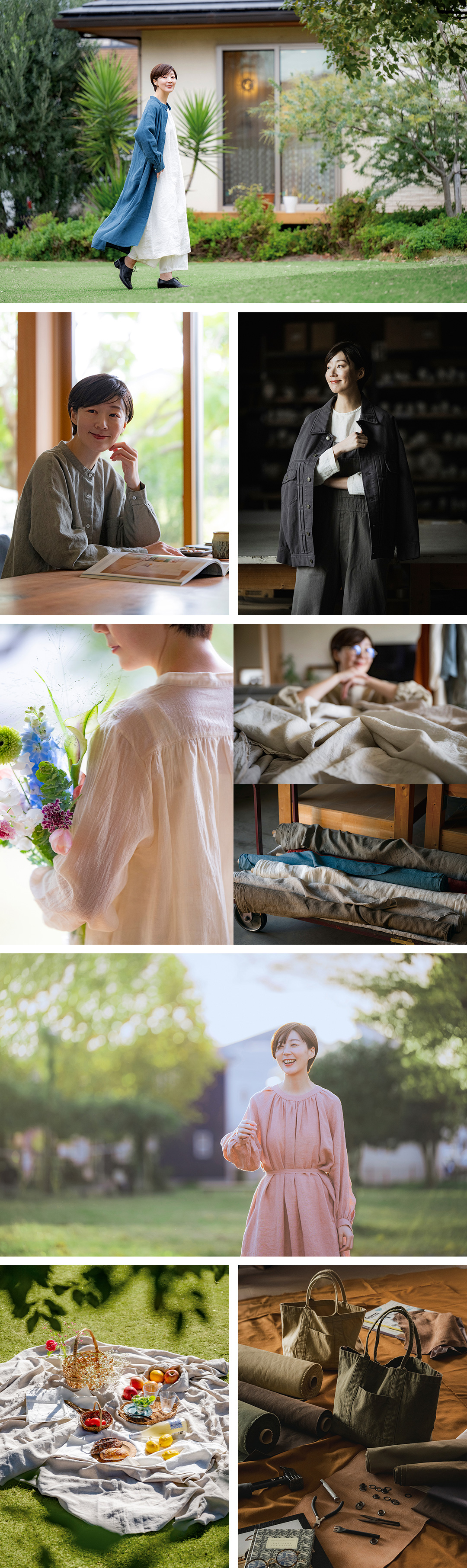 生地の森 ルックブック（2026ss） 撮影ディレクション